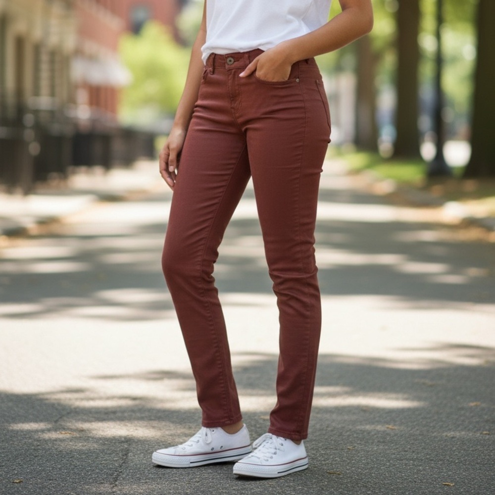 Prana Size 6 Women’s Rust Denim Jeans Pants R6